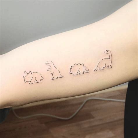 Small Dinosaur Tattoo