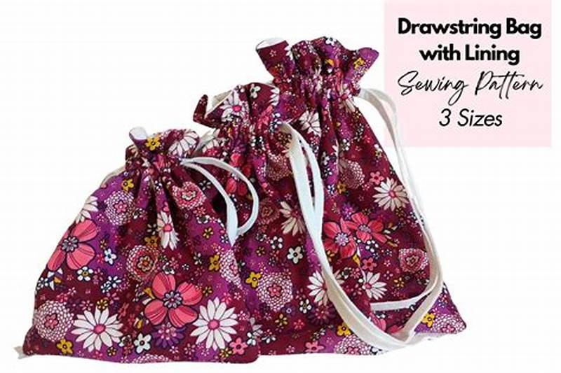 Small Drawstring Bag Pattern