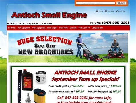 Small Engine Repair Shop in Antioch IL