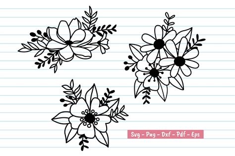Petite Perfection: Discover the Delicate Beauty of Small Flowers with Our High-Quality SVG Collection!