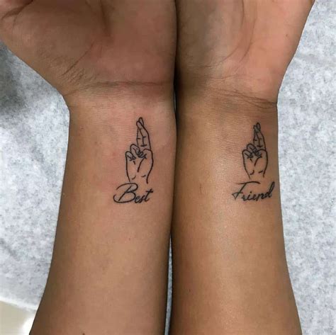 22 Cute Friendship Tattoos for girls Tiny Tattoo inc