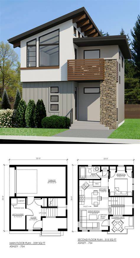 Small House 2 Floor Plans