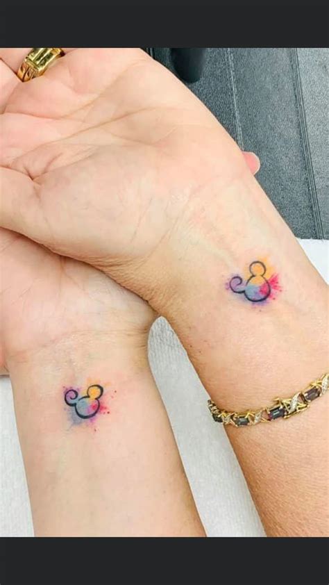 Small Matching Disney Tattoos