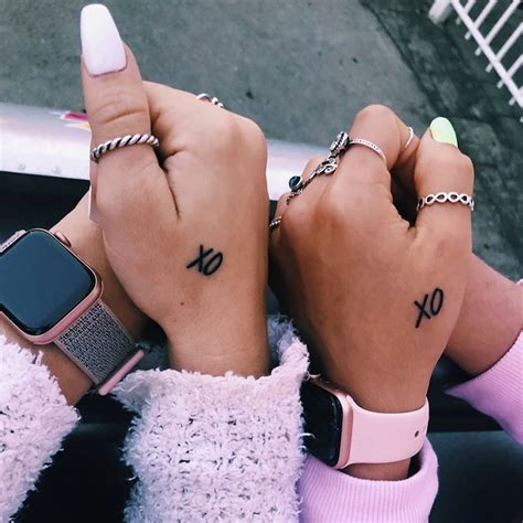 Matching Bestfriend Small Wrist Tattoo Ideas from Friends
