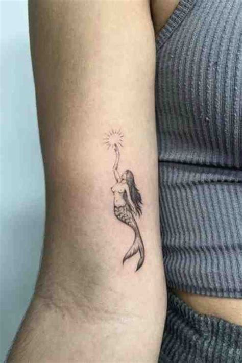 Small Mermaid Tattoos
