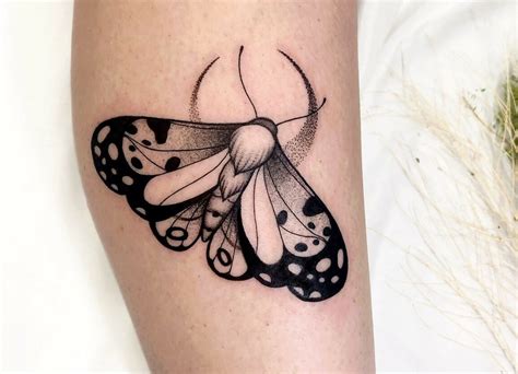 Small Moth Tattoo