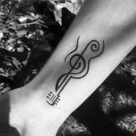 Top 43 Simple Music Tattoos for Men [2020 Inspiration