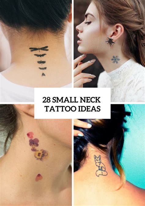 Small Neck Tattoo Ideas