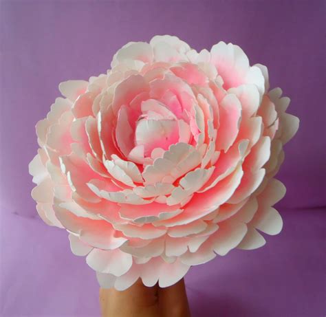 Download Small Peony Paper Flower Template Files