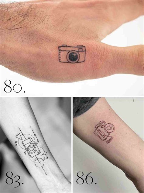 Small Photography Tattoo