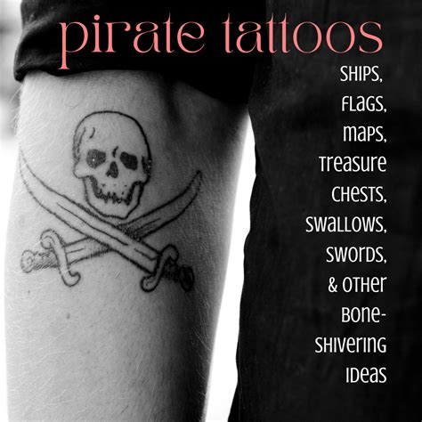 Pirate Cavalry Temporary Tattoo Sticker (Set of 2
