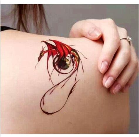 Small Red Dragon Tattoo