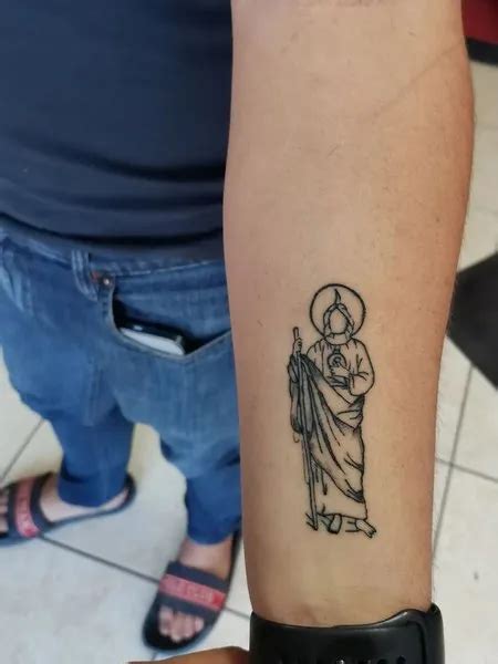 Small San Judas Tattoo