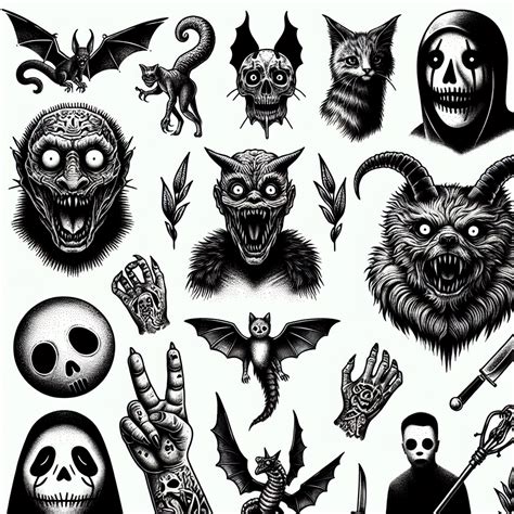 Small Scary Tattoos