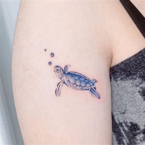 Small Sea Turtle Tattoo