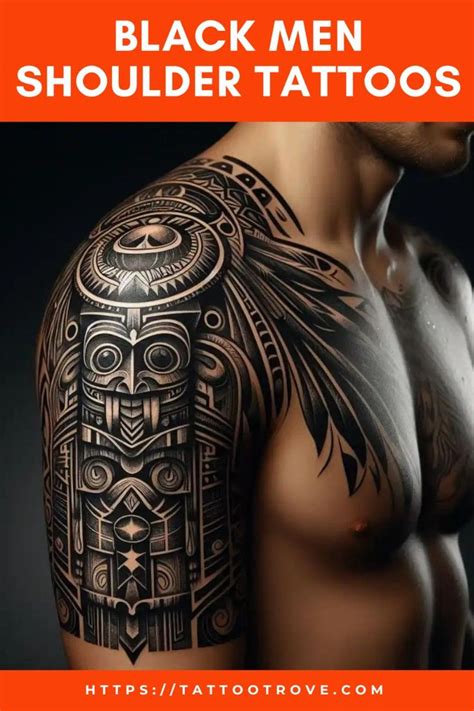 Small Shoulder Tattoos For Black Men