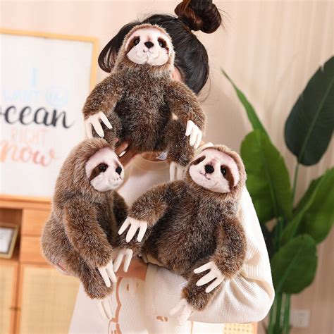 Get Cuddly with the Cutest Small Sloth Stuffed Animal - Perfect for Kids and Animal Lovers!