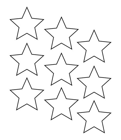 Small Stars Printable