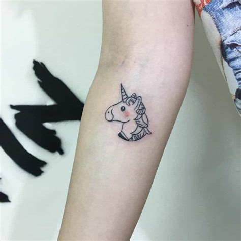 Image result for little unicorn tattoo Dövme fikirleri