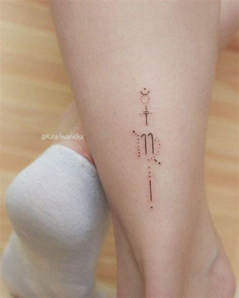Small Unique Virgo Tattoo