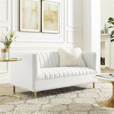 Small White Sofa