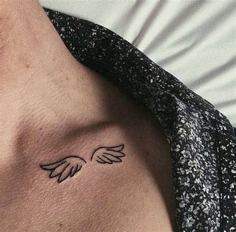 small angel wing tattoo Tiny foot tattoos, Small foot