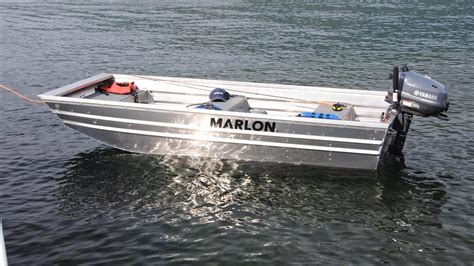 Small aluminum fishing boat portability