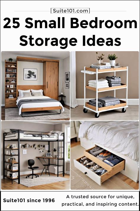 Small bedroom storage ideas