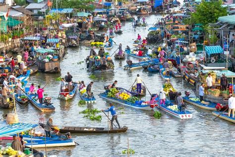 Smaller Floating Markets Mekong Delta