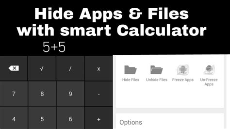 Smart Hide Calculator