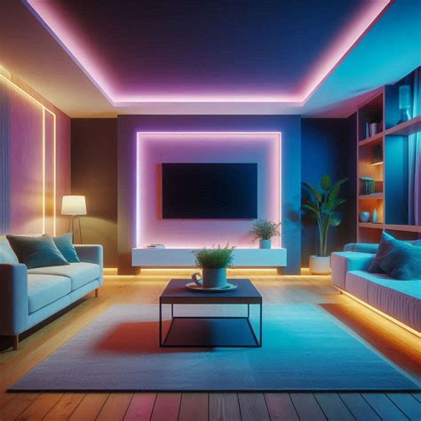 Smart Living Room LED Lighting