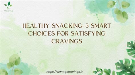 Smart Snacking and Beverage Choices