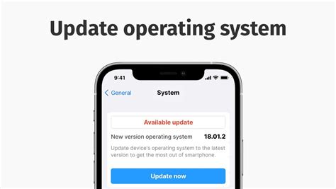 Ilustrasi keamanan dan pembaruan sistem operasi smartphone