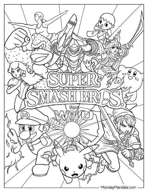 Smash Bros Coloring Pages