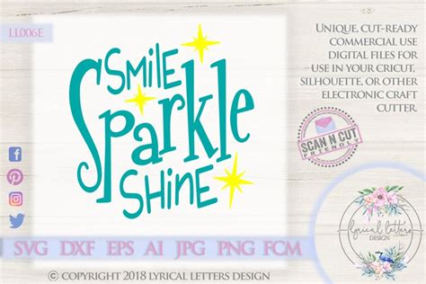 Download Smile Sparkle Shine DXF Files
