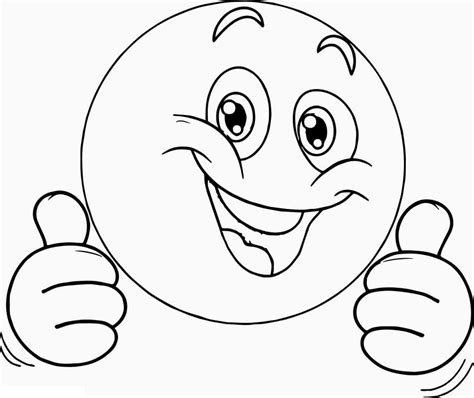 Smiley Coloring Page