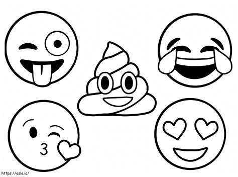 Smiley Kleurplaat