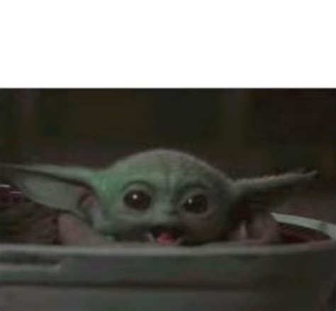 Smiling Baby Yoda Meme Generator