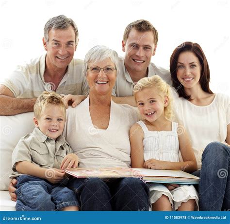 Smiling family