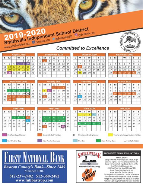 Smithville Isd Calendar