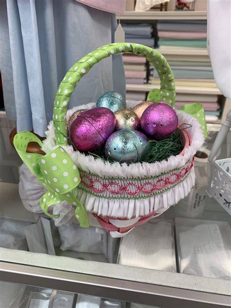 Smocked Easter Basket