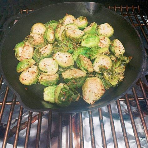 Smoking Brussel Sprouts