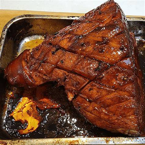Smoking Easter Ham