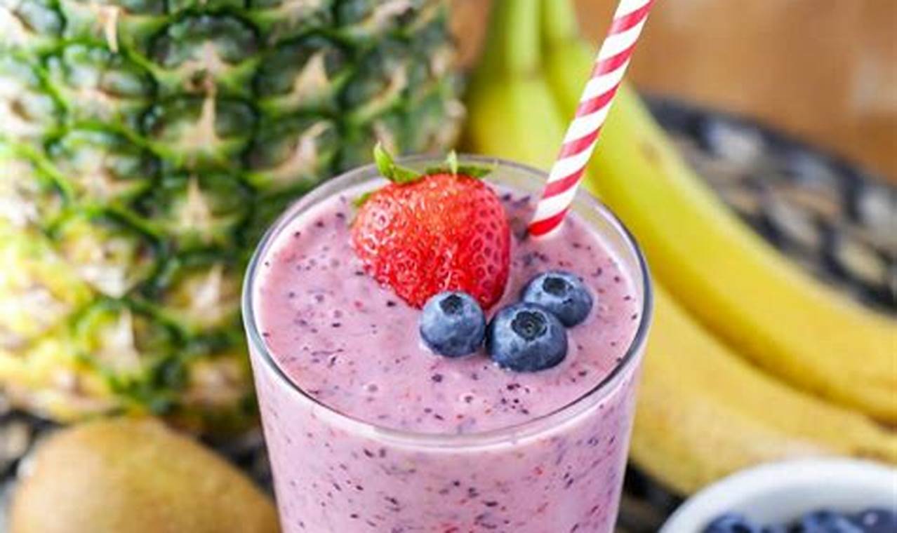 10 Easy Fruit Smoothie Recipes For A Delicious And Healthy Drink