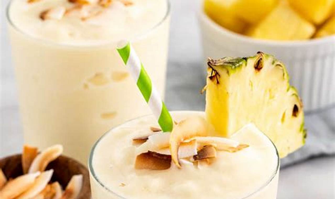 10 Delicious Smoothie Recipes Made With Pineapple