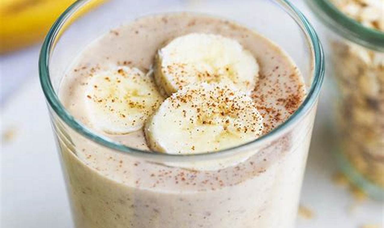 Smoothie Recipes Oatmeal Peanut Butter