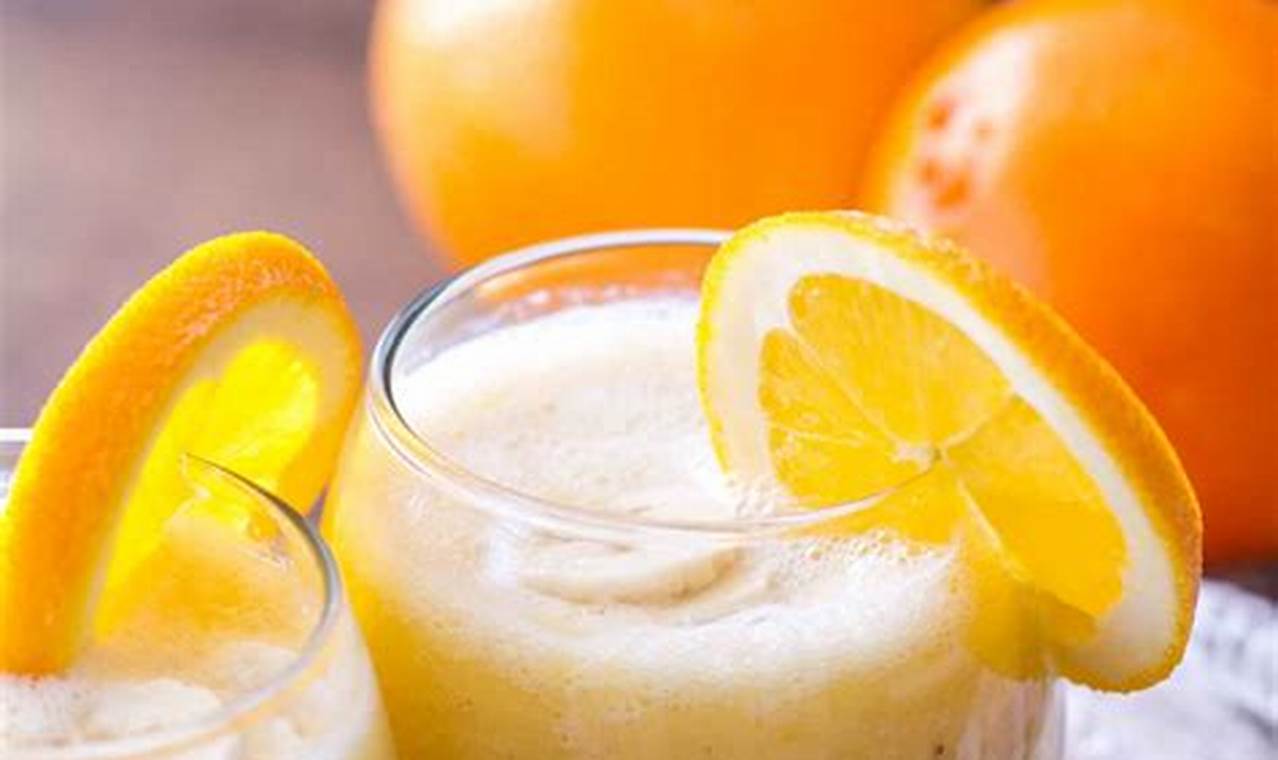 Smoothie Recipes Orange
