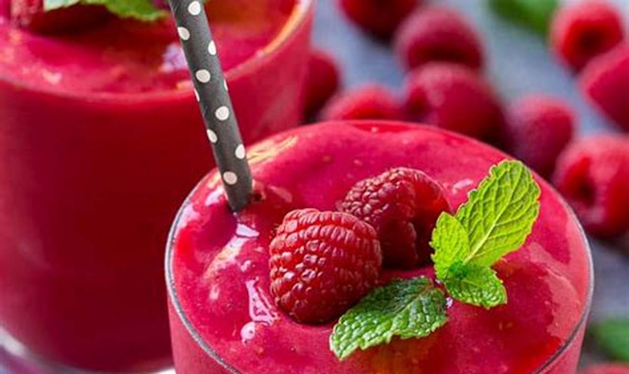 Smoothie Recipes Raspberry Blueberry