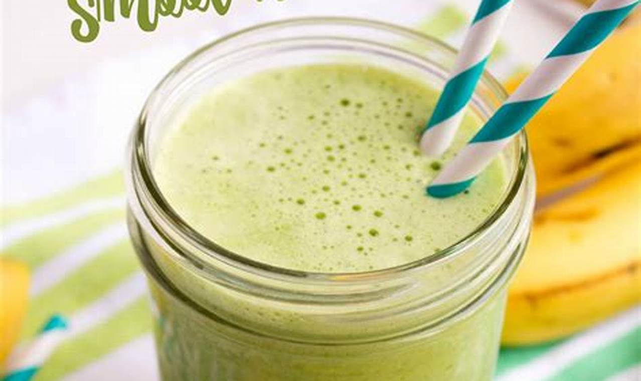 10 Delicious Smoothie Recipes With Spinach And Banana