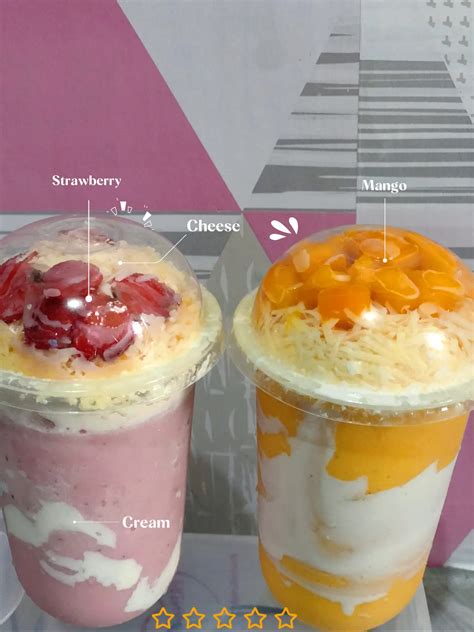 Smoothie Mangga dan Strawbery